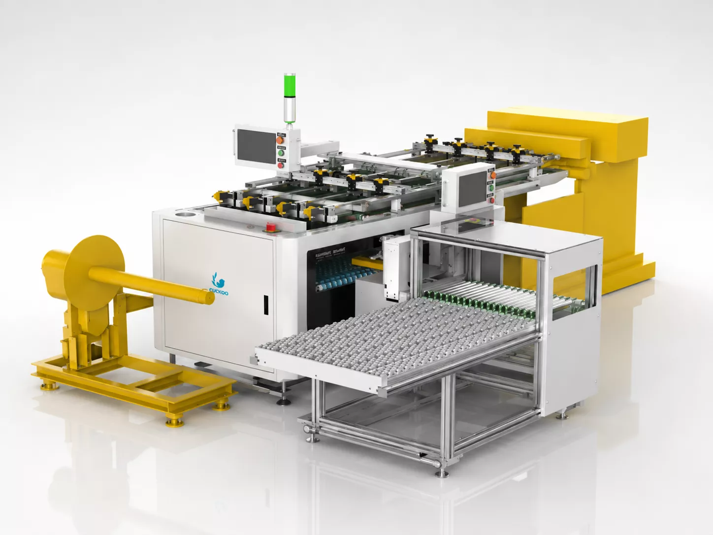 Die-cut bag sorting & binding machine